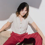 SARAH fit and flare pants - notPERFECTLINEN EU