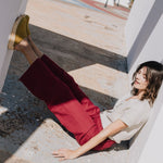 SARAH fit and flare pants - notPERFECTLINEN EU