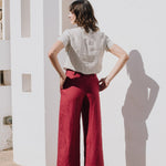 SARAH fit and flare pants - notPERFECTLINEN EU