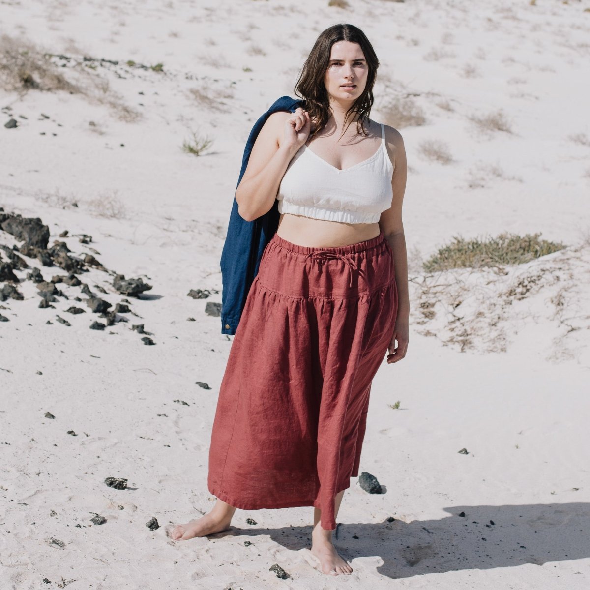 SCALA linen bustier top - notPERFECTLINEN EU