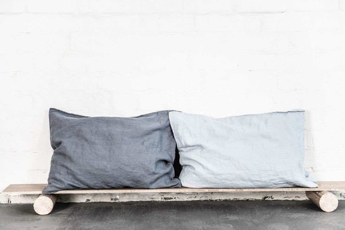 Set of 2 pillowcases EURO SIZE (26x26 in | 65x65 cm) - notPERFECTLINEN EU