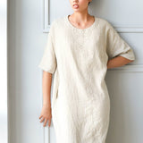 SEUL maxi linen tunic - notPERFECTLINEN EU