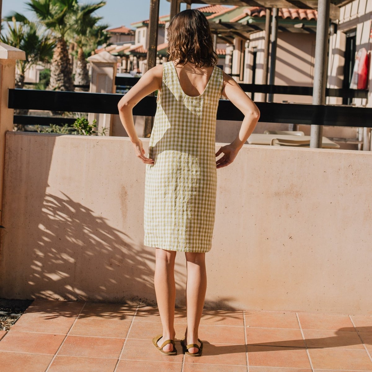 SICILY basic linen dress - notPERFECTLINEN EU