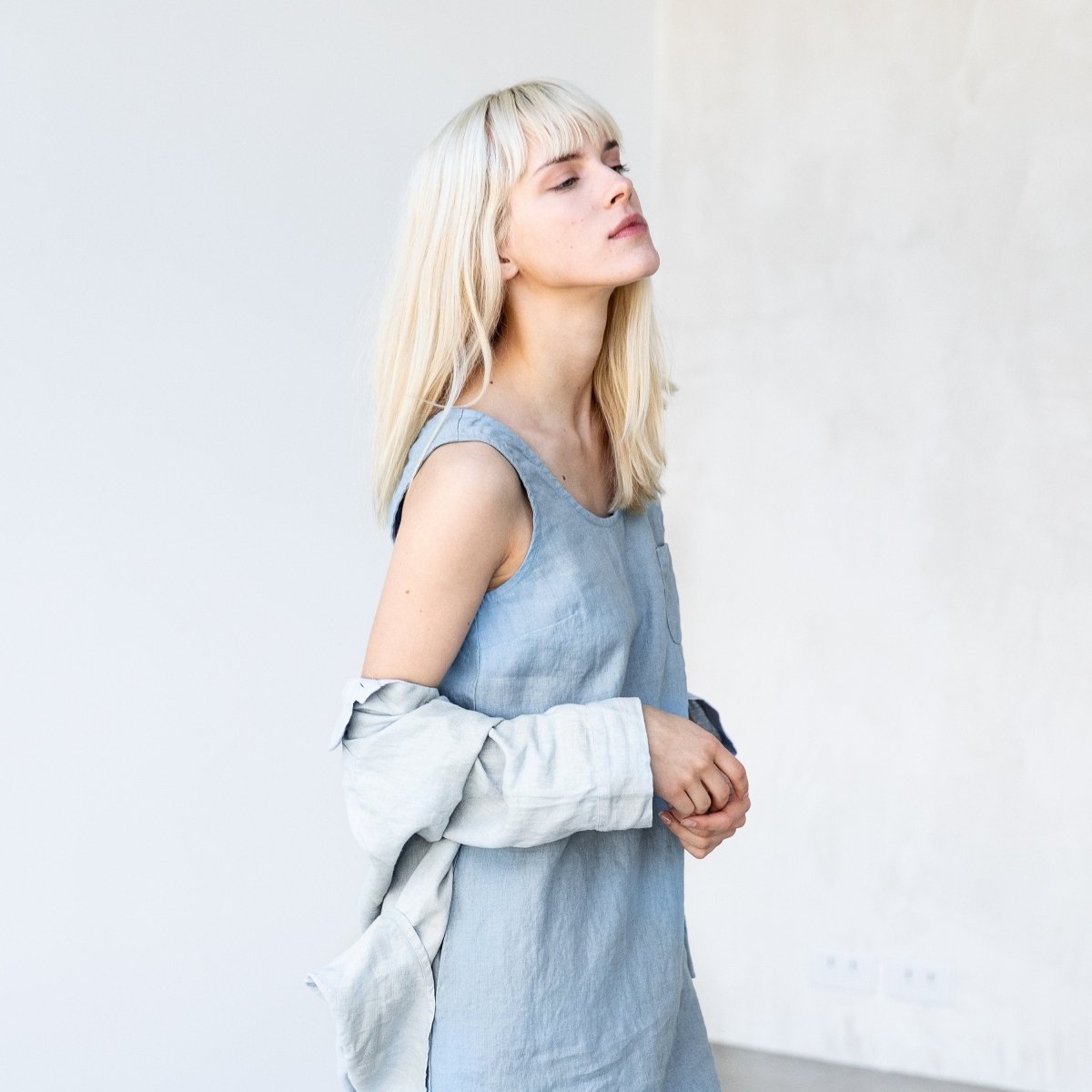 SICILY basic linen dress - notPERFECTLINEN EU