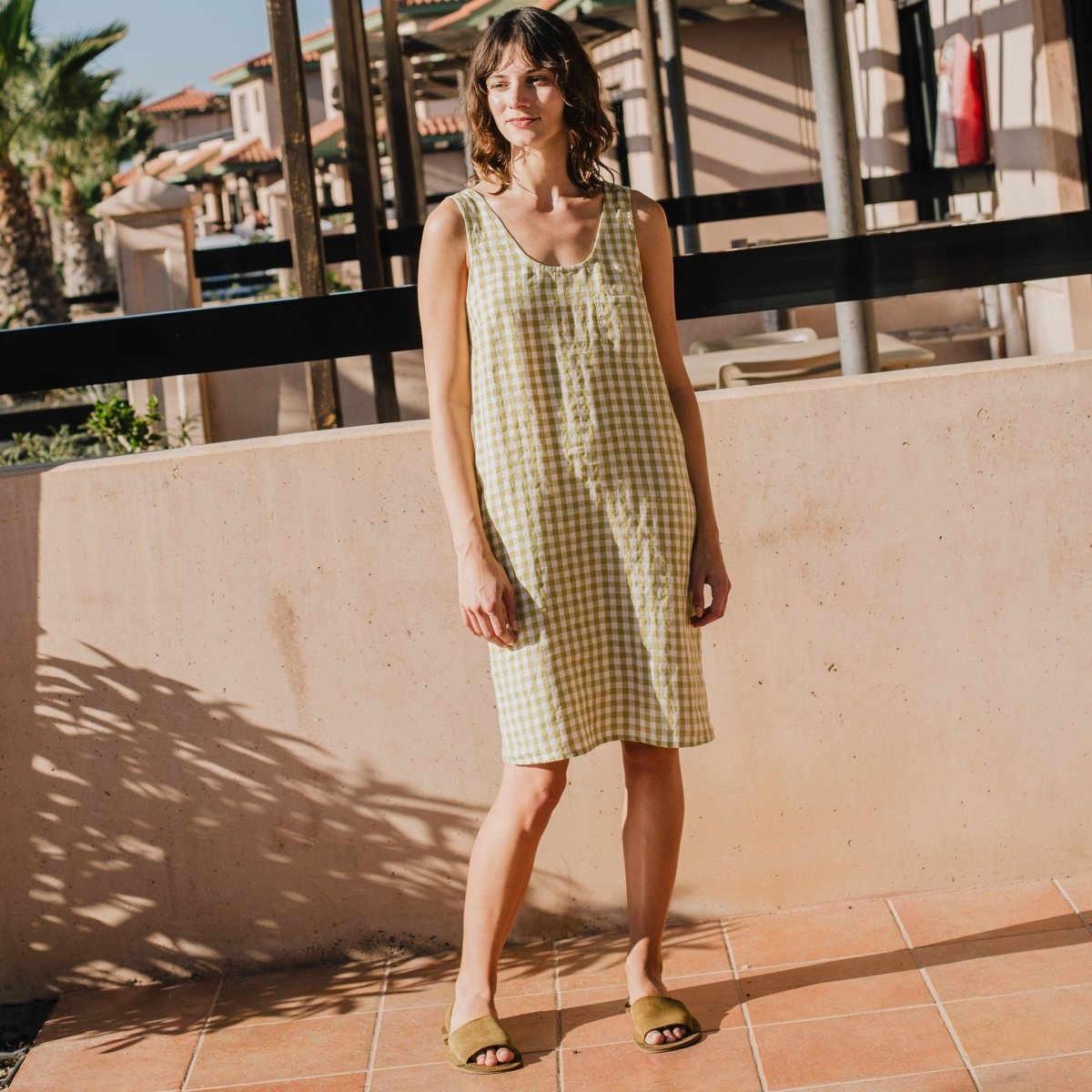 SICILY basic linen dress - notPERFECTLINEN EU
