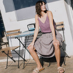 SION gathered linen skirt - notPERFECTLINEN EU