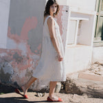 VALLEY front brass snaps linen dress - notPERFECTLINEN EU