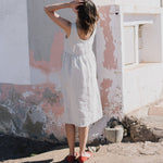 VALLEY front brass snaps linen dress - notPERFECTLINEN EU