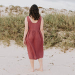 VALLEY front brass snaps linen dress - notPERFECTLINEN EU