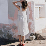 VALLEY front brass snaps linen dress - notPERFECTLINEN EU