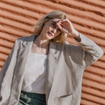 VICTORIA-2 oversized linen jacket - notPERFECTLINEN EU