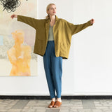 VICTORIA-2 oversized linen jacket - notPERFECTLINEN EU