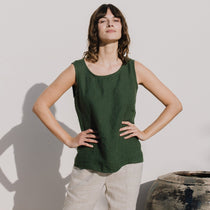 VIENNA linen tank top - notPERFECTLINEN EU