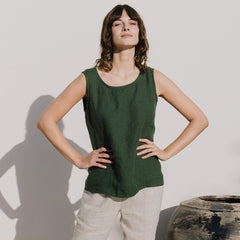 VIENNA linen tank top - notPERFECTLINEN EU