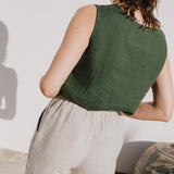 VIENNA linen tank top - notPERFECTLINEN EU