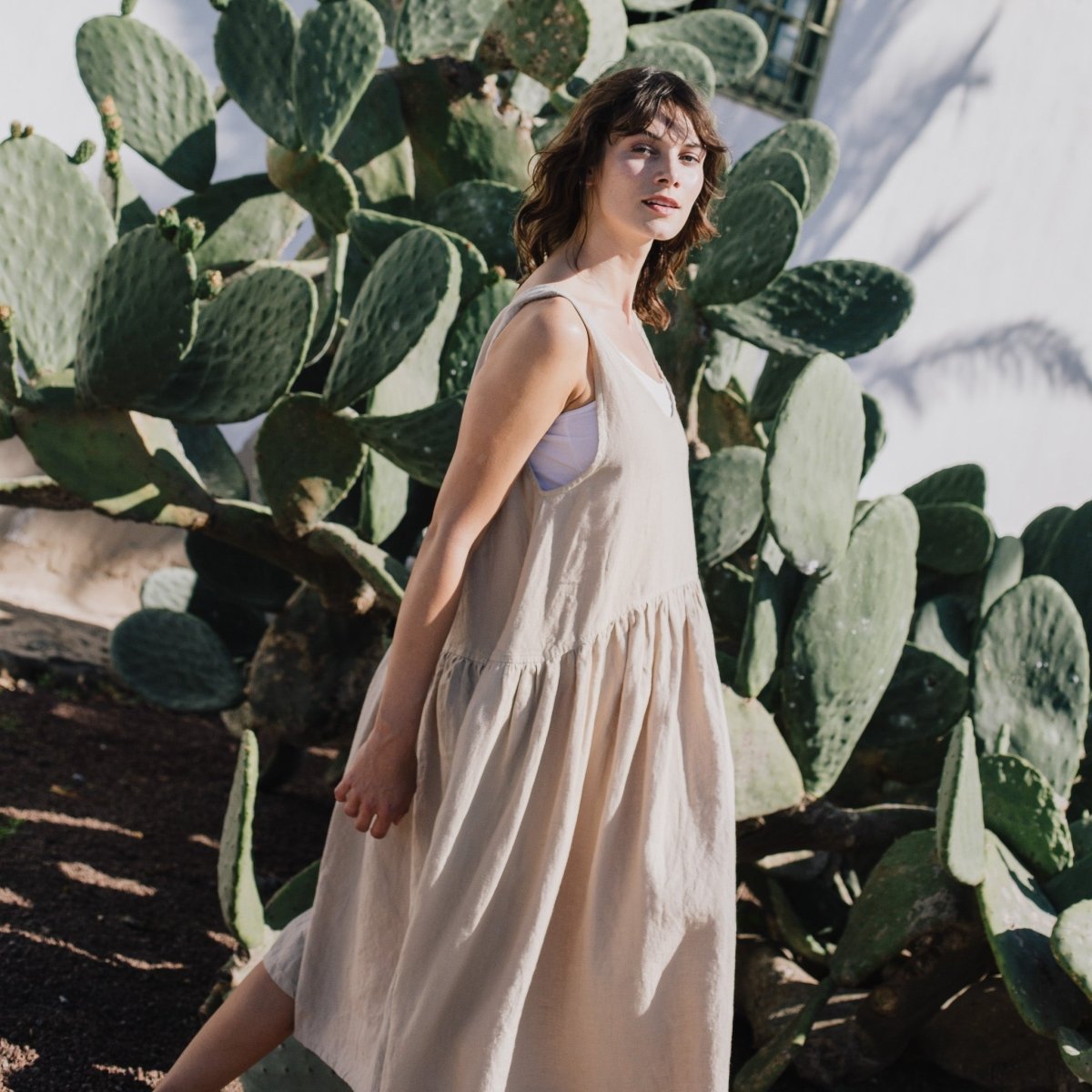 VOLUME oversized linen dress - notPERFECTLINEN EU