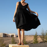 VOLUME oversized linen dress - notPERFECTLINEN EU