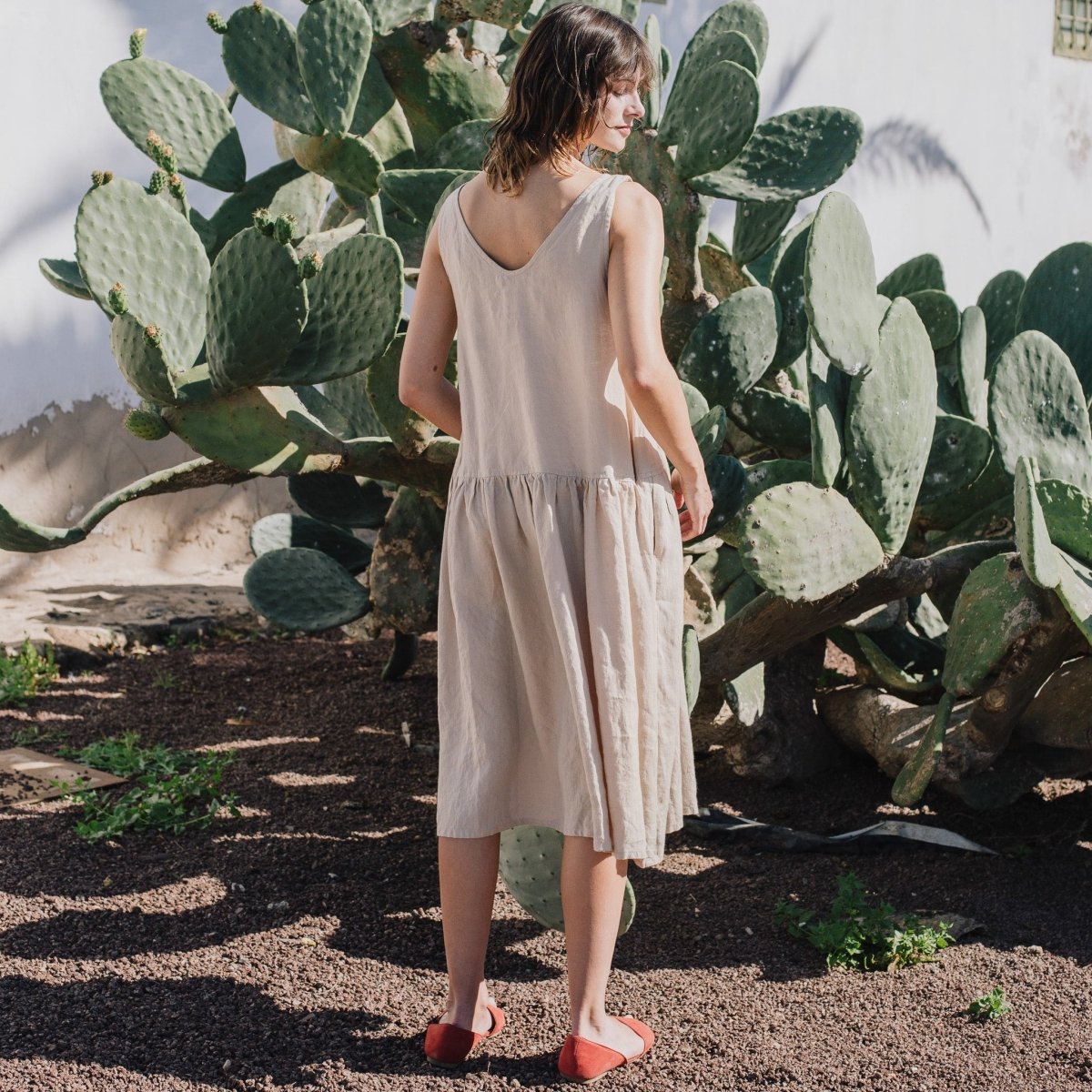 VOLUME oversized linen dress - notPERFECTLINEN EU