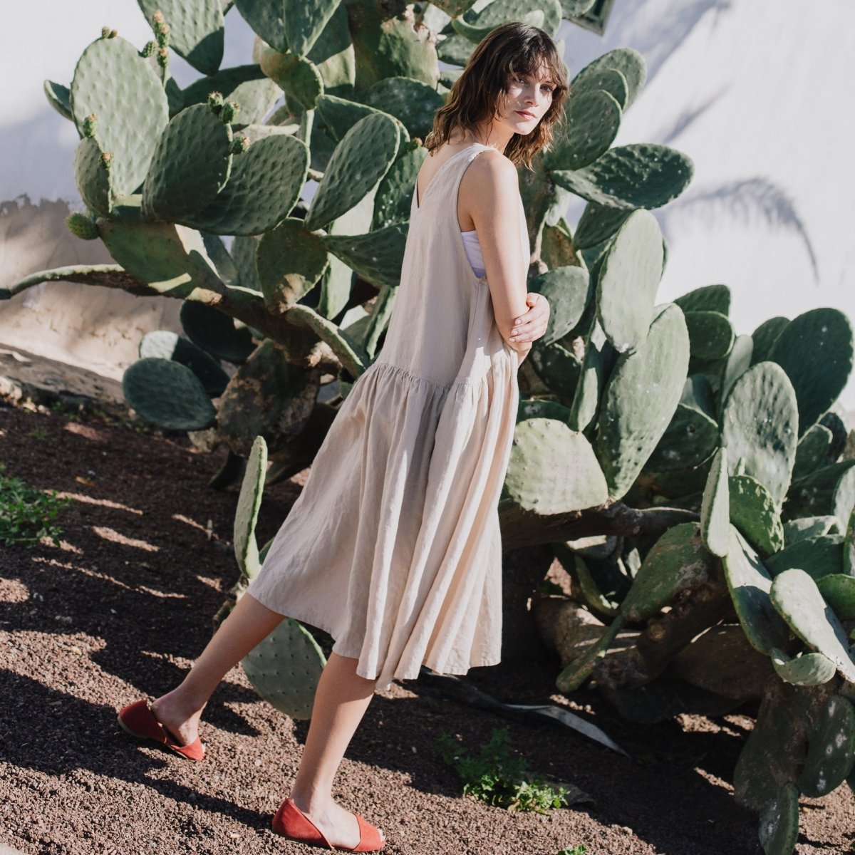 VOLUME oversized linen dress - notPERFECTLINEN EU